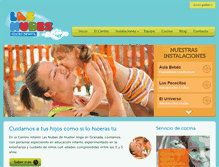 Tablet Screenshot of lasnubescentroinfantil.com